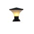 JACKAL Triangle Shape Waterproof Outdoor Gate Light Modern Style Rust Resistance Unbreakable PVC Shade Garden Pillar Boundary Exterior Lamp Fixture Square Shape