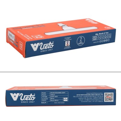 Veto 12 Watt B22 Base 90lu/WT Lumen Spark T Bulb (VLSTB_15)