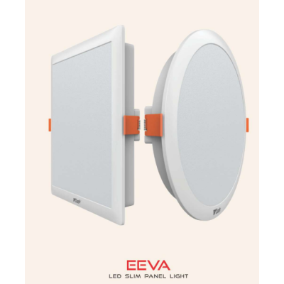 VETO EEVA LED Slim Panel Light (D/L,W/W) 12W RND