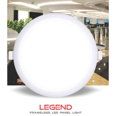 Veto LEGEND Frameless LED Panel (D/L,W/W) 12W RND