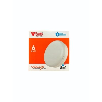 Veto VOLUX 3 in 1 Surface Panel Light (BL, R, PK, WH+WW+NW, GR+BL+SKBL) 6w 