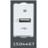 V-Guard Matteo USB Charger 2000 mA-1M Modular Switches 1504467