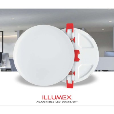 Veto ILLUMEX Adjustable Led Downlight (WH/WW) 15W (RND+SQ)