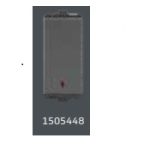 V-Guard Matteo 10 AX  1 Way Switch With Pilot Light- 1 M  Grey (MSG)  Modular Switches 1505448 / 3006081