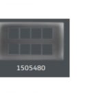 V-Guard Matteo 16 M Cover Plate Grey (MSG) Modular Switches 1505480 / 3006093
