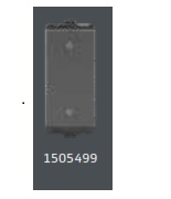 1505499 V-Guard Matteo 20A 2 WAY SWITCH -1 M Grey (MSG) Modular Switches 1505499 / 3006103 - Image 1