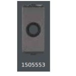 V-Guard Matteo Cord Outlet Gripper -1M Grey (MSG) Modular Switches 1505553 / 3006118