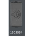 V-Guard Matteo Buzzer-1M Grey (MSG) Modular Switches 1505554  / 3006119