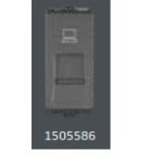V-Guard Matteo RJ 45 Cat 6 - 1 M Grey (MSG) Modular Switches 1505586  / 3006135