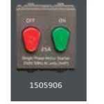 V-Guard Matteo 25 A Motor Starter -2 M Grey (MSG) Modular Switches 1505906  / 3006150