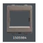 V-Guard Matteo DP Mini MCB Top Cover -2 M Grey (MSG) Modular Switches 1505984  / 3006181