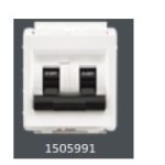 V-Guard Matteo DP Mini MCB C 16A With ISI Mark -2M Modular Switches 1505991