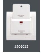 1506022 V-Guard Matteo 20A Electronic Card Switch -2M Modular switches 1506022 - Image 1