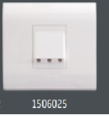 1506025 V-Guard Matteo 3M Cover Plate With 2M Foot Lamp Modular Switches 1506025 - Image 1