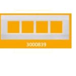 V-Guard Torio 8 M Cover Plate - Horizontal White Modular Switches 3000839