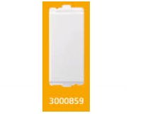 3000859 V-Guard Torio 6AX 1 Way Switch - 1 M White Modular Switches 3000859 - Image 1