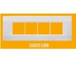 V-Guard Torio 8 MH  Cover Plate For 6  M Metal Box - TRO White Modular Switches 3002188