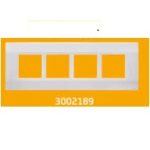V-Guard Torio 8 MH  Cover Plate - TRO  - HV White Modular Switches 3002189