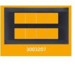 V-Guard Torio 16 M Cover Plate Black Modular Switches 3003207