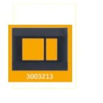 V-Guard Torio 3 M Cover Plate Black Modular Switches 3003213