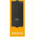V-Guard Torio 16AX  1 Way  Switch - 1 M Black Modular Switches 3003243