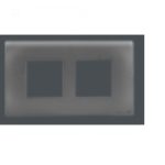 V-Guard Matteo 4 M Cover Plate - Mto - Plus Grey (MSG) Modular Switches 3003374