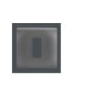 V-Guard Matteo 1 M Cover Plate - Mto - Plus Grey (MSG) Modular Switches 3003377