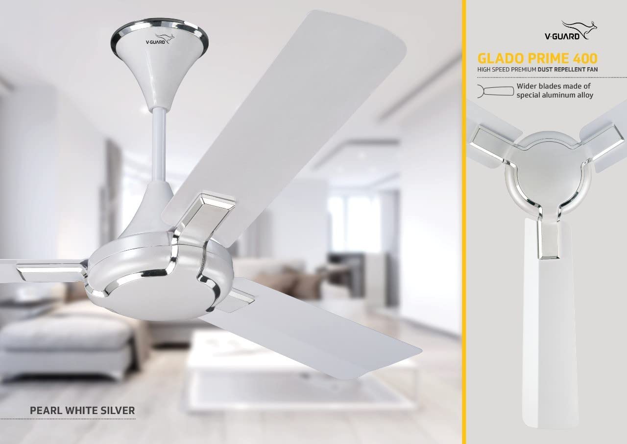 51NHIgPxq6L._SL1280_ V-Guard Glado 400 1200 mm 3 Blade Ceiling Fan 1200 mm 3 Blade Ceiling Fan - Image 1