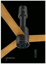V-GUARD INSIGHT-G Electric Ceiling premium decorative BLDC fan Choco Gold Wood 1.2 m