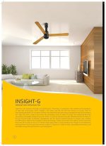 V-GUARD INSIGHT-G Electric Ceiling premium decorative BLDC fan Choco Gold Wood 1.2 m - Image 7