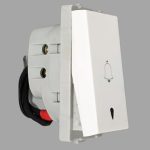 V Guard Matteo 10A Bell Push Switch With Indicator White 1504440