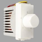 V Guard Matteo Fan step regulator 1 Module 1504457 White