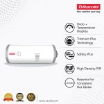 Racold CDR DLX Plus 25L Horizontal 2KW Energy Efficient Storage Water Heater(Geyser) with Free Standard Installation & Pipes|Temperature Display & Knob|Fits Under False Ceilings|Titanium Enameled Coating - Image 2
