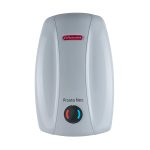 Racold PRONTO NEO 5L Electric Instant Water Heater–3KW  Vertical Geyser for Bathrooom, Anti Backflow System, 3 Safety Levels, Rust Proof Body, Faster Heating, with Fire Retardant Cable, White