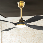 Sturlite's Astoria 1320mm ceiling fan(Brass+Black)