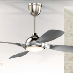 Sturlite's Astoria 1320mm ceiling fan(Satin Nickel+Silver)
