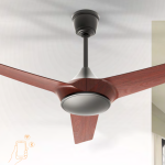 Sturlite's Airmaster 1320mm ceiling fan(Black+Darkwood)
