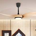 Sturlite's Aerodyne 13200mm ceiling fan(Black+ Lightwood)