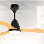Sturlite's Aeroglyed 1320mm ceiling fan(Black+Lightwood)