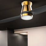 Sturlite's Twinsync 1320mm ceiling fan(Brass+Black)