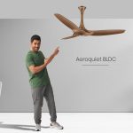 Orient Aeroquiet 5 Star Rated Premium BLDC Ceiling Fan 1230mm Caramel Brown - Image 2