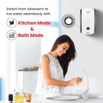 Racold Altro i Plus 3L 4.5KW Vertical Instant Water Heater (Geyser) with Free Standard Installation & Pipes Smart LED Ring Free Electric Plug Convenient for Kitchen & bathroom, Wall Mounting - Image 2