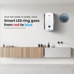 Racold Altro I Plus 3L 3KW Vertical Instant Water Heater (Geyser) Grey with Free Standard Installation & Pipes Smart LED Ring Free Electric Plug Convenient for Kitchen & bathroom, Wall Mounting - Image 3
