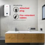Racold Altro I Plus 3L 3KW Vertical Instant Water Heater (Geyser) Grey with Free Standard Installation & Pipes Smart LED Ring Free Electric Plug Convenient for Kitchen & bathroom, Wall Mounting - Image 5