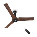 Atomberg Aris 1200mm Dark Teakwood BLDC Ceiling Fan with IoT & Remote Control | Smart Fan with Noiseless Operation
