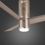 Aeroslim with IoT, Remote & Underlight BLDC Smart Ceiling Fan 1200mm Champagne Brown