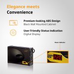 V-Guard Crystal Plus Smart TV Stabilizer with Digital Display for 140 cm (55") TV + Set Top Box + Home Theatre System/Gaming Console (Working Range: 90-290 VAC; 3 A) - Image 5