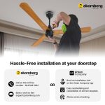 Atomberg Efficio Exhaust Black 150mm | Suitable for Bathroom, Kitchen | BLDC Motor | Easy to Clean | 1+1 Year Warranty - Image 2
