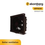 Atomberg Efficio Exhaust Brown 200mm | Suitable for Bathroom, Kitchen | BLDC Motor | Easy to Clean | 1+1 Year Warranty - Image 4