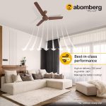 Atomberg Efficio 1200mm Matte Brown| BLDC Motor 5 Star Rated Classic Ceiling Fans with Remote Control | High Air Delivery Fan with LED Indicators | Upto 65% Energy Saving - Image 8